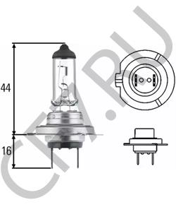 1277499 Лампа накаливания, фара дальнего света HAMM в городе Москва
