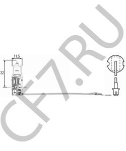 09312 Лампа накаливания, основная фара NORMAG в городе Москва