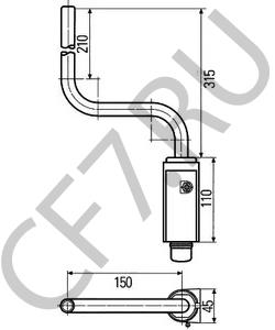 A 305 810 39 13 Кронштейн, наружное зеркало MERCEDES-BENZ в городе Москва