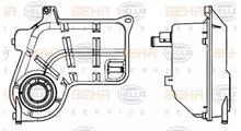 SKODA Компенсационный бак, охлаждающая жидкость