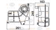 VW Компенсационный бак, охлаждающая жидкость