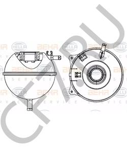 701 121 407 B Компенсационный бак, охлаждающая жидкость VW в городе Москва