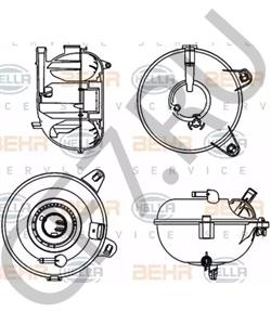 5Q0121407G Компенсационный бак, охлаждающая жидкость VW в городе Москва