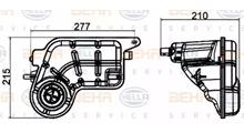 AUDI Компенсационный бак, охлаждающая жидкость