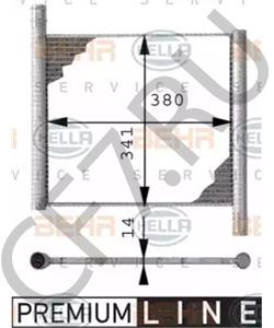 0003428V007000000 Радиатор, охлаждение двигателя SMART в городе Москва