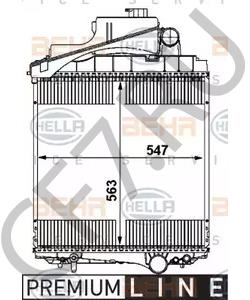 AL 17 1543 Радиатор, охлаждение двигателя JOHN DEERE в городе Москва