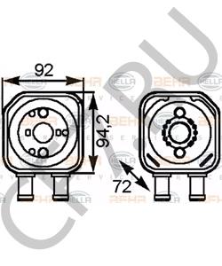 028 117 021 H масляный радиатор, двигательное масло VW (SVW) в городе Москва