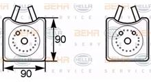 VW (FAW) масляный радиатор, двигательное масло