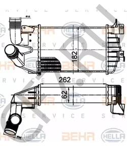 6302072 Интеркулер OPEL в городе Москва