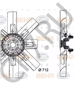 51 02601 9227 Вентилятор, охлаждение двигателя MAN в городе Москва