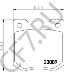 GBP90109 MORGAN Комплект тормозных колодок, дисковый тормоз в городе Королёв