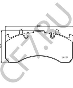 68324665 RUBERY-OWEN Комплект тормозных колодок, дисковый тормоз в городе Королёв