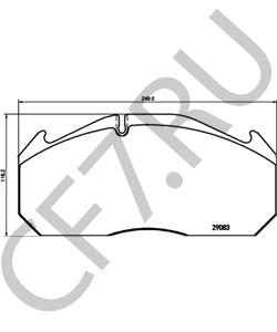0024200820 SETRA Сигнализатор, износ тормозных колодок в городе Королёв