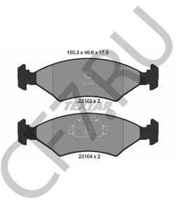 MDK0033 JAEGER Комплект тормозов, дисковый тормозной механизм в городе Королёв