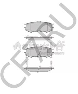 116000 ALCA Резинки (комплект) для щеток 20/510 блистер Multi профиль Ёлочка в городе Королёв