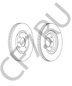 424984 DS Тормозной диск в городе Королёв