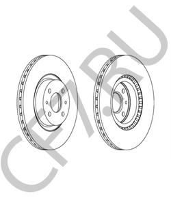 60812422 FIAT Тормозной диск в городе Королёв