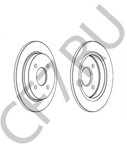 5022666 TVR Тормозной диск в городе Королёв