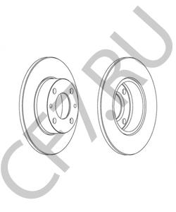 061750 FSO Тормозной диск в городе Королёв