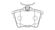 EUROREPAR Колодки зад.PEUGEOT 407, 607 1.6-2.0HDi 2004