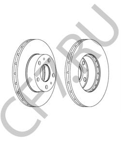 51848618 Fiat/Alfa Romeo/Lancia ДИСК ТОРМОЗНОЙ [ORG в городе Королёв