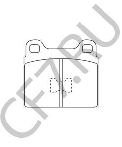 GBP529 LDV Комплект тормозных колодок, дисковый тормоз в городе Королёв