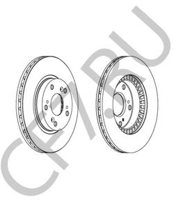 45251SNVH00 HONDA (GAC) Тормозной диск в городе Королёв