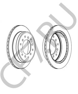 024008012 BAW Тормозной диск в городе Королёв