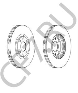 424986 DS Тормозной диск в городе Королёв