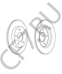 BFF426251 FORD (CHANGAN) Тормозной диск в городе Королёв