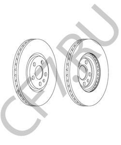 4249E1 Peugeot-Citroen ДИСКИ ТОРМОЗНЫЕ в городе Королёв