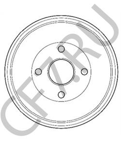 F7RZ1126FA MERCURY Тормозной барабан в городе Королёв