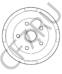 98100016201 GMC Тормозной барабан в городе Королёв