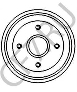 424731 DALLAS Тормозной барабан в городе Королёв