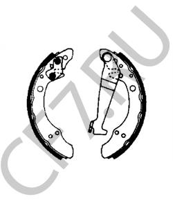 6Q0 609 628 B VW (SVW) Комплект тормозных колодок в городе Королёв