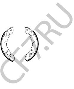 RTGBS6017 RELIANCE Комплект тормозных колодок в городе Королёв