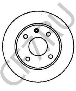 5022659 PANTHER Тормозной диск в городе Королёв