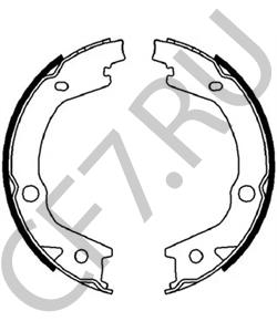4833A21010 Ssang Yong Колодки тормозные SSANGYONG Kyron (06-),Rexton (06-) (EPB) (multi-link) стояночного тормоза (4шт.)OE в городе Королёв
