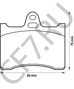 GBP613 LDV Комплект тормозных колодок, дисковый тормоз в городе Королёв