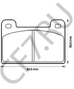 443 96 0612 184 TATRA Комплект тормозных колодок, дисковый тормоз в городе Королёв