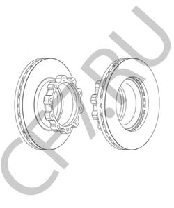 CVD553 DON ДИСК ТОРМОЗНОЙ 430ММ в городе Королёв