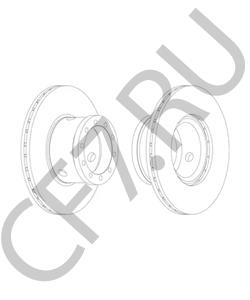 RAK7404 LDV Тормозной диск в городе Королёв