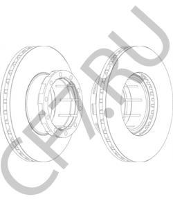 204 566 DENNIS Тормозной диск в городе Королёв