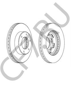 3016054 BRILLIANCE Тормозной диск в городе Королёв