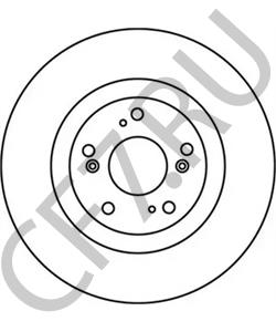 45251SPAH50 HONDA (DONGFENG) Тормозной диск в городе Королёв