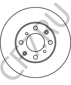 45251SENH30 HONDA (GAC) Тормозной диск в городе Королёв