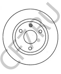 95661811 MEGA Тормозной диск в городе Королёв
