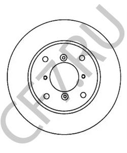 5531156K00000 SUZUKI (CHANGAN) Тормозной диск в городе Королёв
