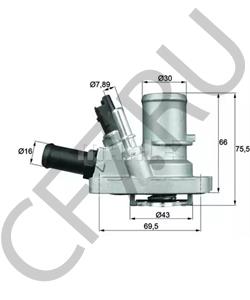 55194029 ABARTH Термостат, охлаждающая жидкость в городе Королёв