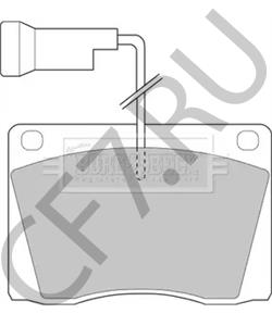 GBP90184 CARBODIES Комплект тормозных колодок, дисковый тормоз в городе Королёв